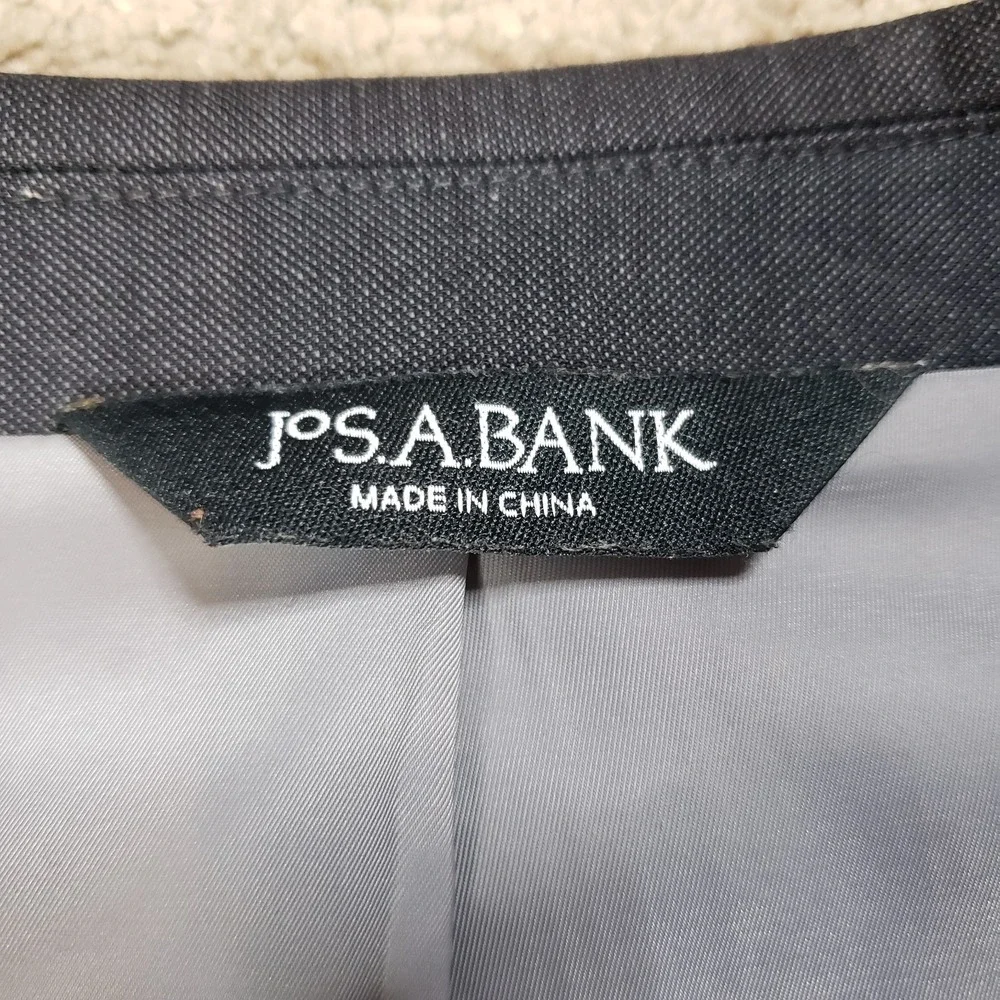 Jos‎ A Bank Jacket 2XL 2XLT Gray Wool Tailored Traveler Blazer Sport Coat 50L
